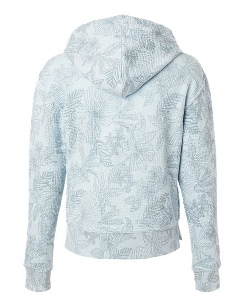 MV Sport Women's Maddie Floral Print Hooded Sweatshirt thumbnail 4