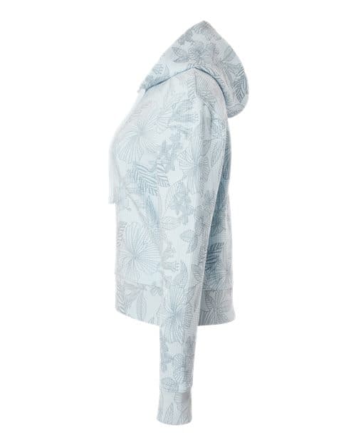 MV Sport Women's Maddie Floral Print Hooded Sweatshirt thumbnail 6