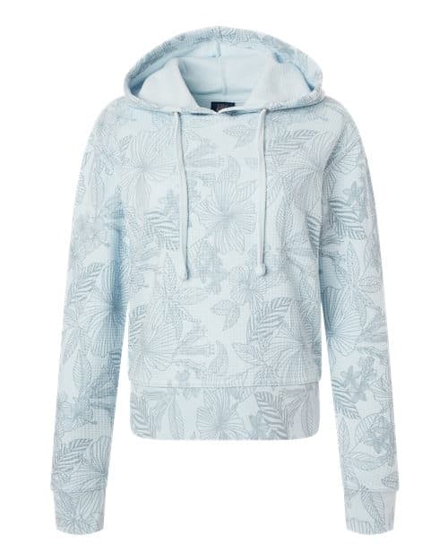 MV Sport Women's Maddie Floral Print Hooded Sweatshirt thumbnail 3