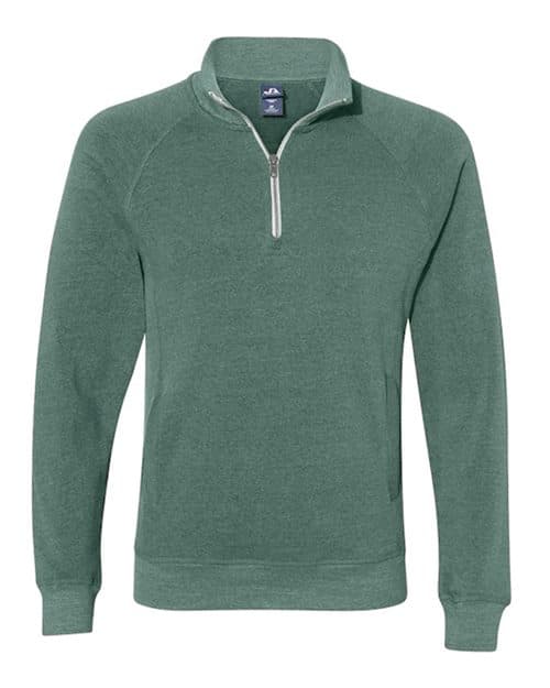 J. America Men's Triblend Quarter-Zip Sweatshirt thumbnail 3