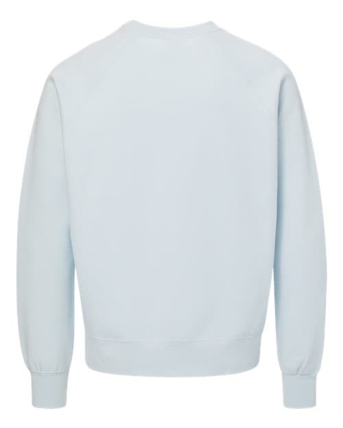 MV Sport Unisex Vintage Fleece Raglan Crewneck Sweatshirt thumbnail 3