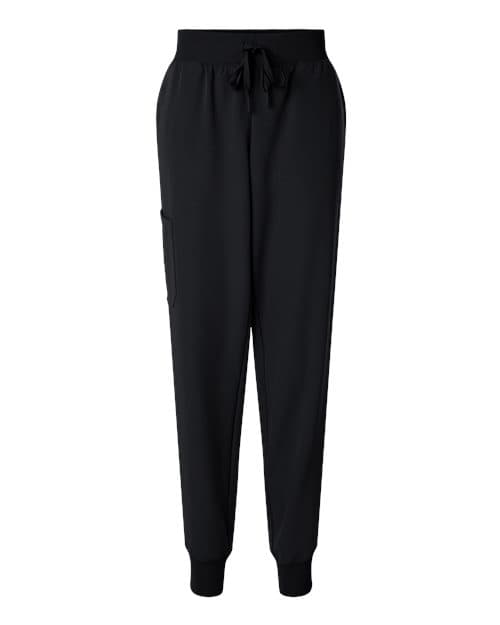 Jaanuu Women's Petite Sizes Silex Knit-Waist Scrub Joggers thumbnail 3