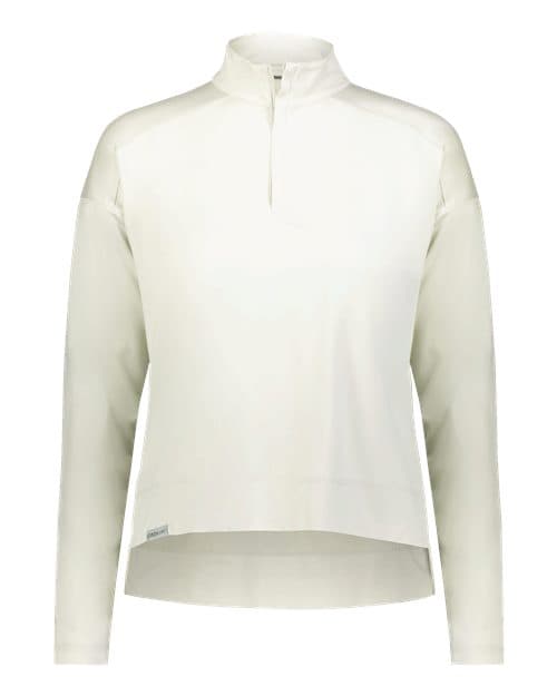 Holloway Women's Eco Revive™ Ventura Soft Knit Quarter-Zip Pullover thumbnail 2