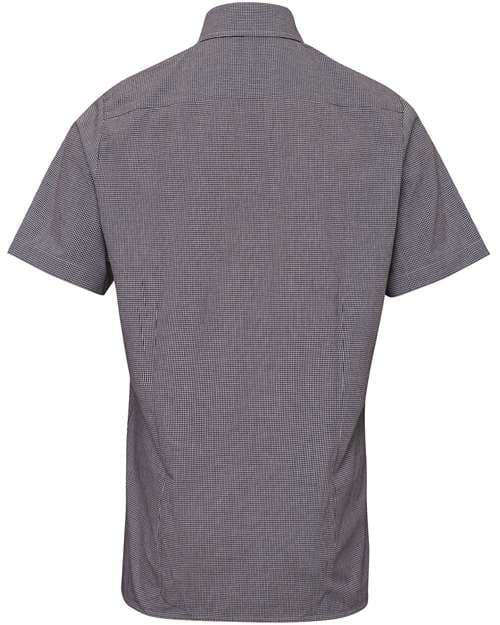Artisan Collection by Reprime Men's Microcheck Gingham Cotton Shirt (RP221) thumbnail 4