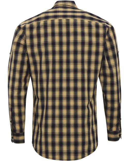 Artisan Collection by Reprime Men's Mulligan Check Cotton Shirt thumbnail 4
