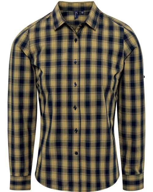 Artisan Collection by Reprime Women's Mulligan Check Cotton Dress Shirt thumbnail 3
