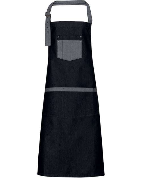 Artisan Collection by Reprime Domain Contrast Denim Bib Apron thumbnail 3