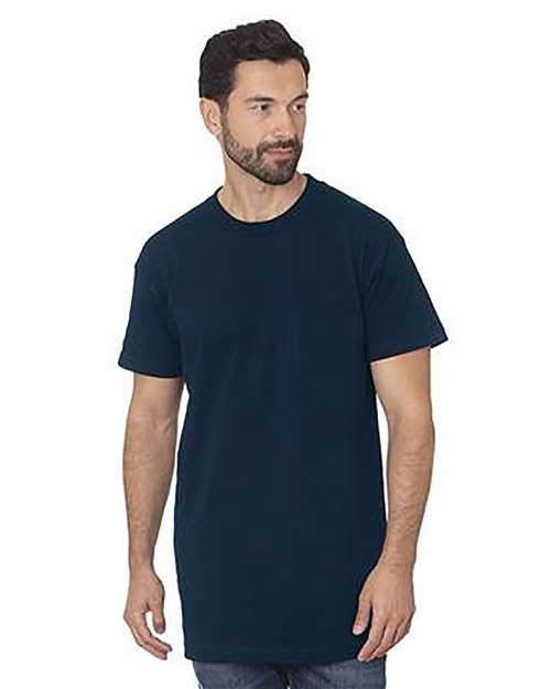 Bayside Men's Tall USA Made Pocket T-Shirt thumbnail 2