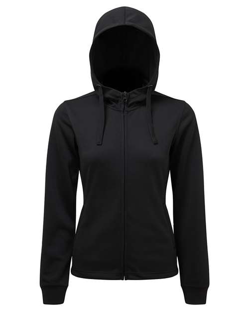 TriDri Women's Spun Dyed Full-Zip Hooded Sweatshirt thumbnail 3