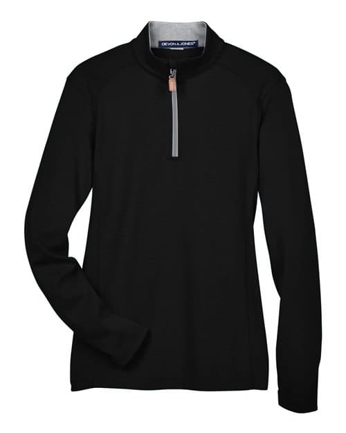 Devon & Jones Women's DRYTEC20™ Performance Quarter-Zip Pullover thumbnail 3