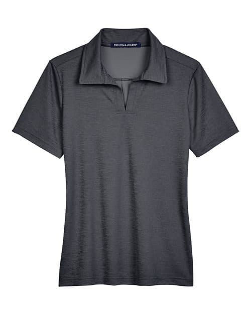 Devon & Jones Women's CrownLux Performance® Address Melange Polo thumbnail 3