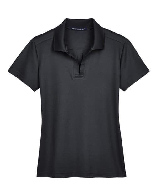 Devon & Jones Women's CrownLux Performance® Plaited Polo thumbnail 3