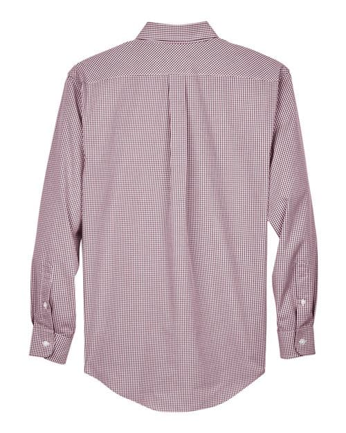 Devon & Jones Men's Crown Collection® Gingham Check Woven Dress Shirt thumbnail 4