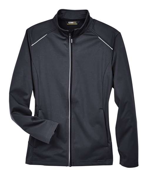 CORE365 Women's Techno Lite Three-Layer Knit Tech-Shell thumbnail 3