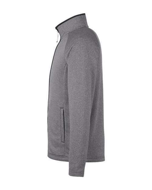CORE365 Men's Venture Heathered Stripe Full-Zip Jacket thumbnail 6