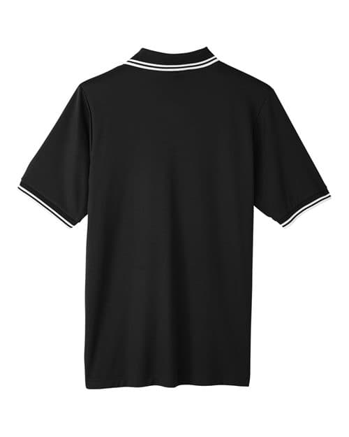 Devon & Jones Men's CrownLux Performance® Plaited Tipped Polo thumbnail 4