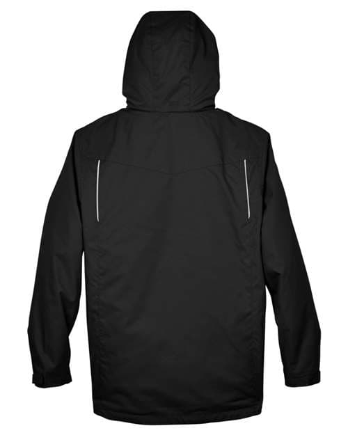 CORE365 Men's Tall Region 3-in-1 Jacket with Fleece Liner thumbnail 4