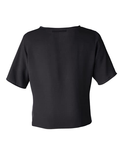 Devon & Jones Women's Perfect Fit™ Tie Front Blouse thumbnail 4