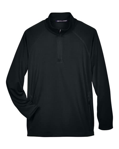 Devon & Jones Men's Stretch Tech-Shell® Compass Quarter-Zip Pullover thumbnail 3