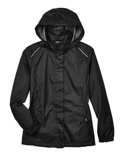 CORE365 Women's Climate Seam-Sealed Lightweight Variegated Ripstop Jacket thumbnail 3