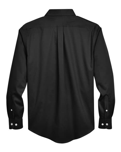 Devon & Jones Men's Tall Crown Collection® Solid Stretch Twill Woven Dress Shirt thumbnail 4