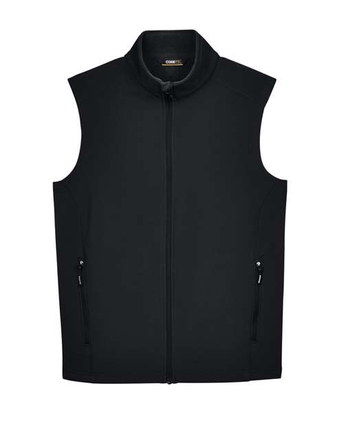 CORE365 Men's Cruise Two-Layer Fleece Bonded Soft Shell Vest thumbnail 3