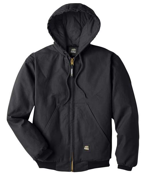 Berne Apparel Men's Tall Highland Washed Cotton Duck Hooded Jacket thumbnail 3