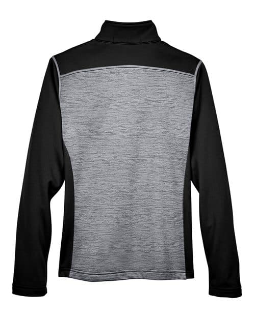 Devon & Jones Women's Newbury Colorblock Mélange Fleece Full-Zip Jacket thumbnail 4