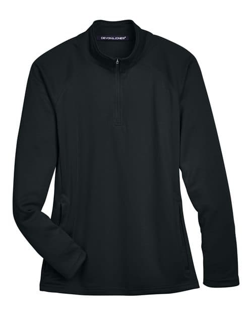 Devon & Jones Women's Stretch Tech-Shell® Compass Quarter-Zip Pullover thumbnail 3