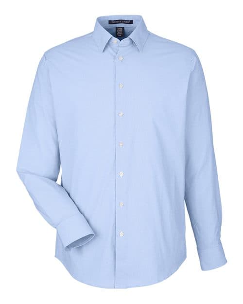 Devon & Jones Men's CrownLux Performance® Microstripe Dress Shirt thumbnail 3