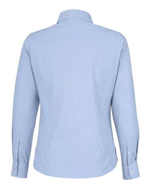 Devon & Jones Women's CrownLux Performance® Microstripe Dress Shirt thumbnail 4