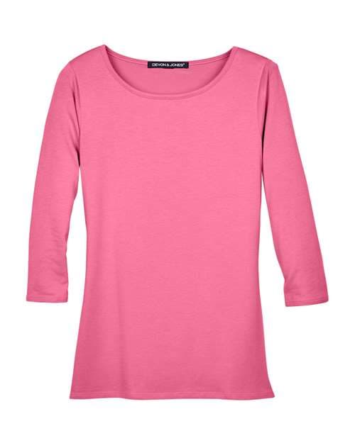 Devon & Jones Women's Perfect Fit™ Ballet Bracelet-Length Knit Top thumbnail 3