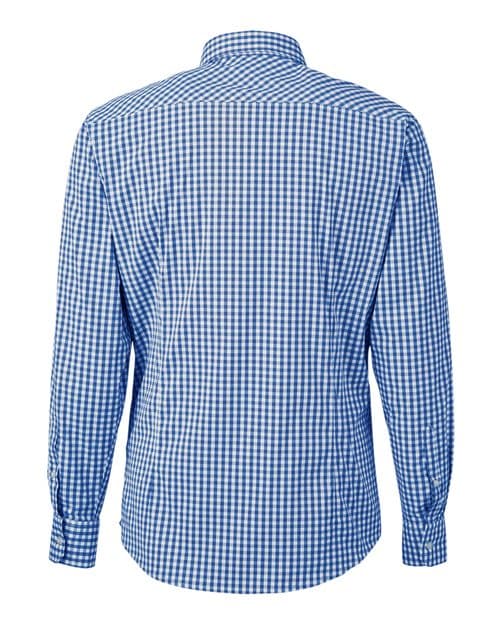 Devon & Jones Men's CrownLux Performance® Gingham Dress Shirt thumbnail 4