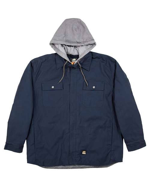 Berne Apparel Men's Throttle Hooded Shirt Jacket thumbnail 3