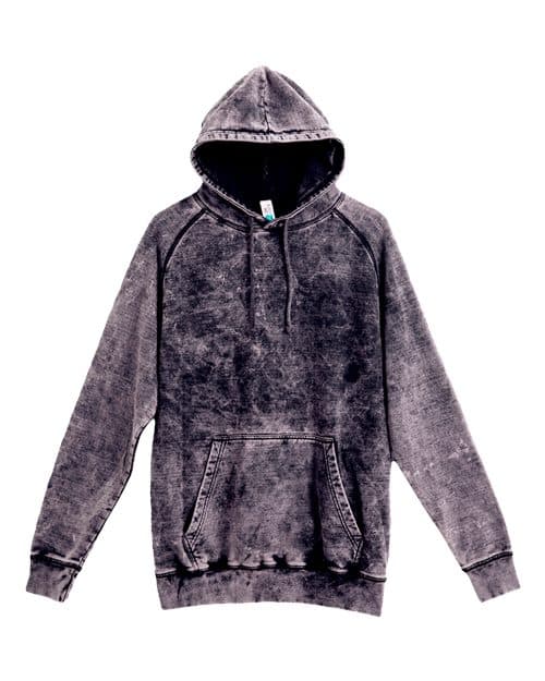 Lane Seven Unisex Vintage Raglan Hoodie Sweatshirt thumbnail 3