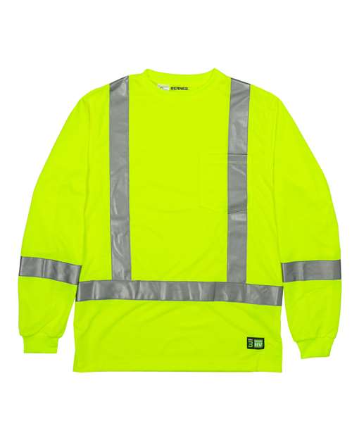 Berne Apparel Men's Hi-Vis Class 3 Performance Pocket T-Shirt thumbnail 3