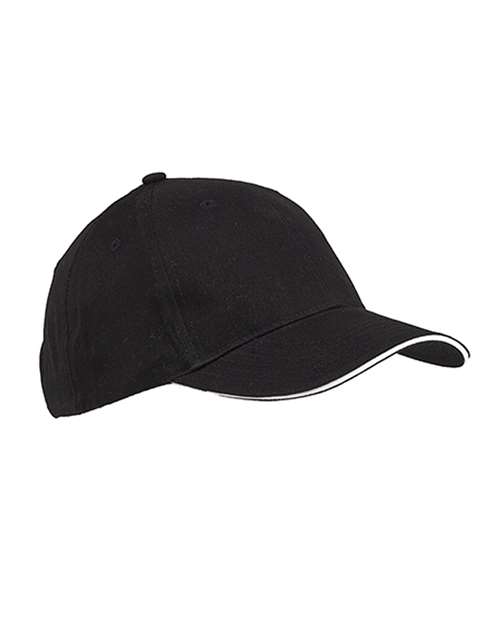 Big Accessories Brushed Twill Sandwich Cap thumbnail 2