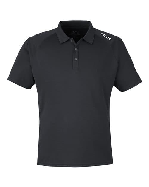 HUK Men's LoPro Solid Performance Polo thumbnail 3