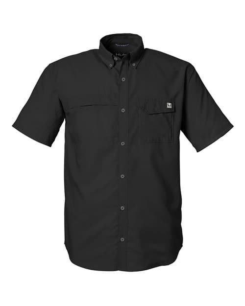 HUK Men's Tide Point Short Sleeve Shirt thumbnail 3