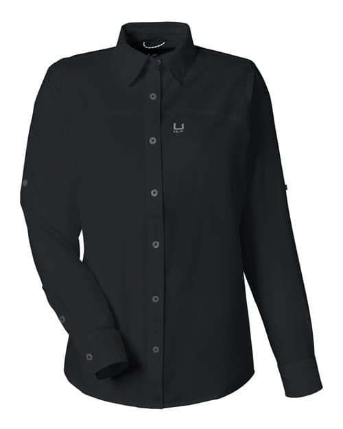 HUK Women's Tide Point Shirt thumbnail 3