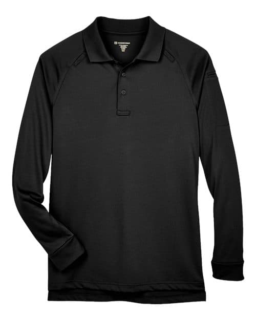Harriton Men's Advantage Long Sleeve Tactical Polo thumbnail 3