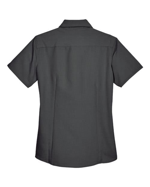 Harriton Women's Barbados Textured Camp Shirt thumbnail 4