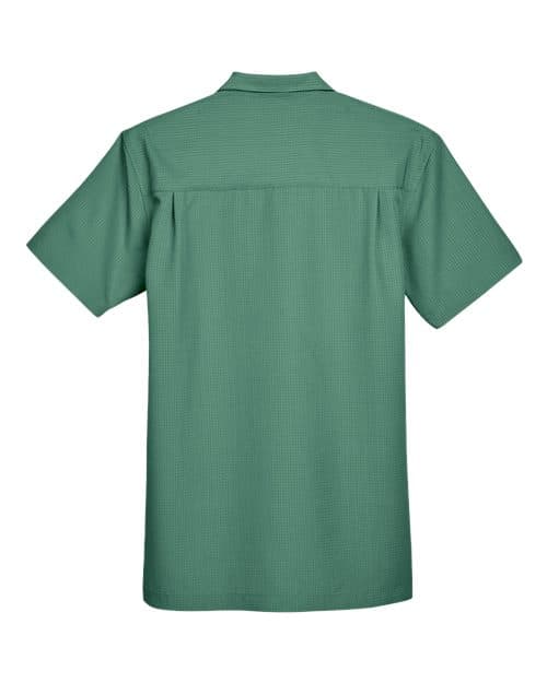 Harriton Men's Barbados Textured Camp Shirt thumbnail 4