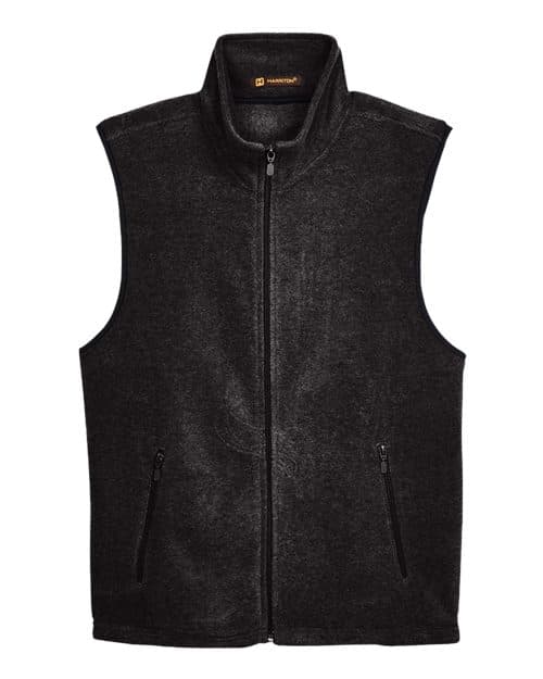 Harriton Unisex Fleece Full-Zip Vest thumbnail 3
