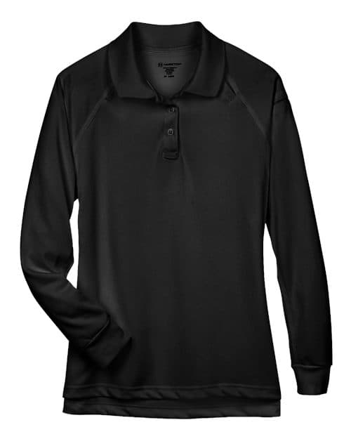 Harriton Women's Advantage Long Sleeve Tactical Polo thumbnail 3