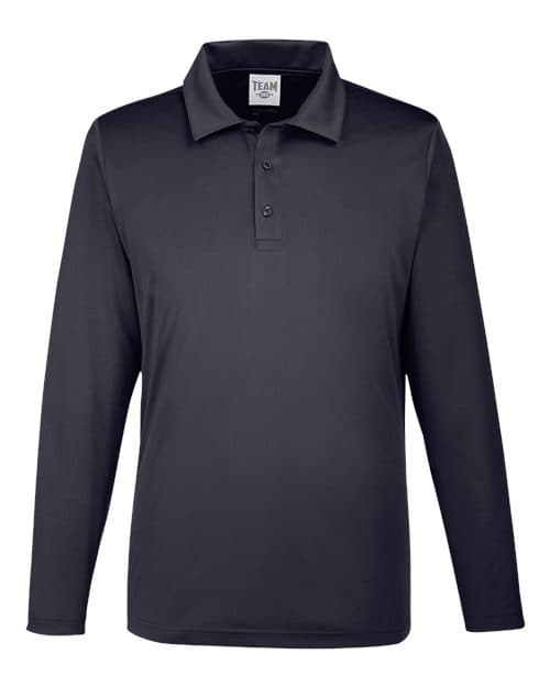 Team 365 Men's Zone Performance Long Sleeve Polo thumbnail 3