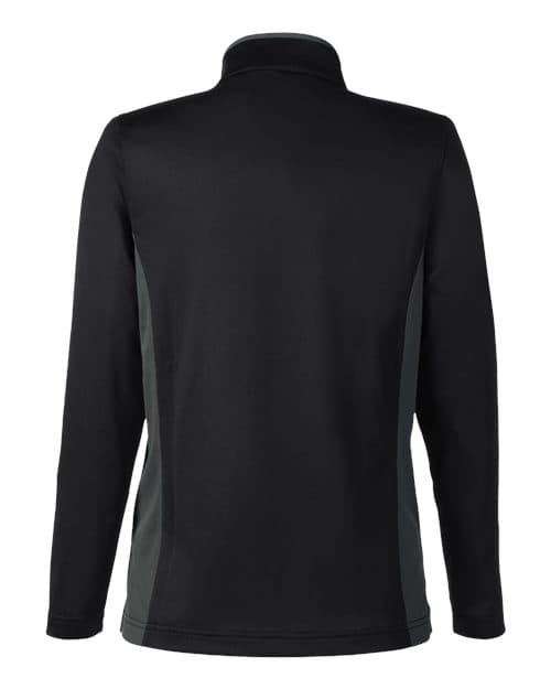 Harriton Women's Flash Snag Protection Plus IL Colorblock Quarter-Zip Pullover thumbnail 4