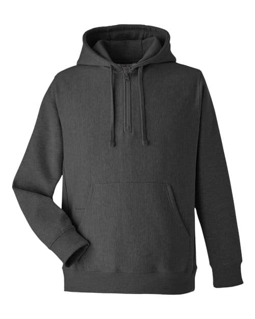 Team 365 Unisex Zone HydroSport™ Heavyweight Quarter-Zip Hooded Sweatshirt thumbnail 3