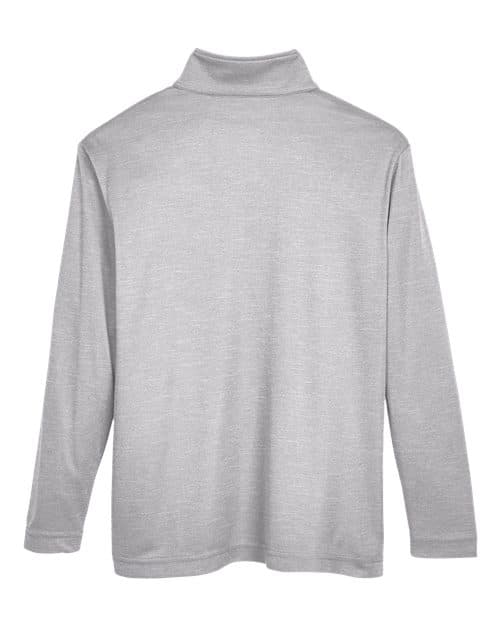 Team 365 Youth Zone Sonic Heather Performance Quarter-Zip Pullover thumbnail 4