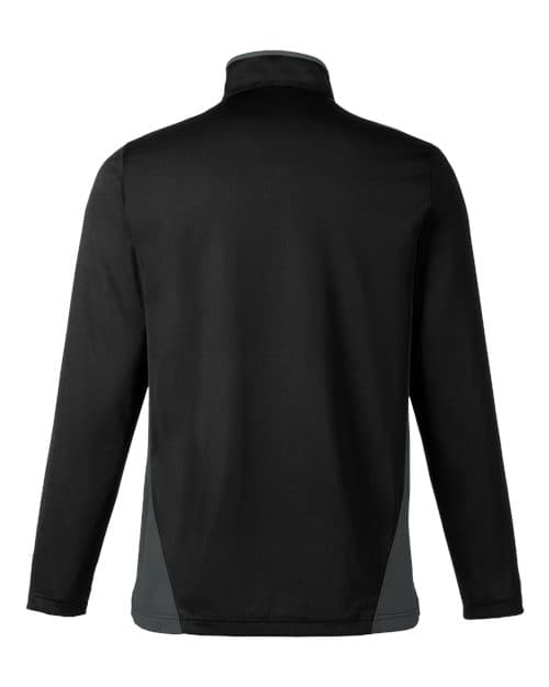 Harriton Men's Flash Snag Protection Plus IL Colorblock Quarter-Zip Pullover thumbnail 4